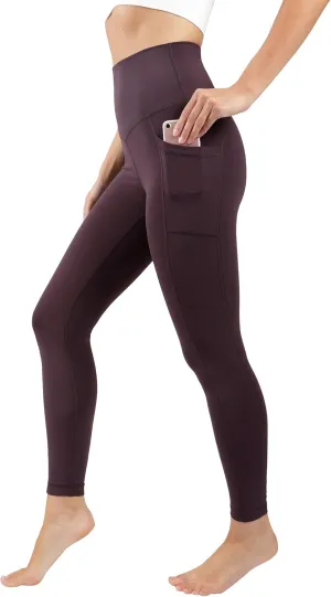 90 Degree By Reflex Squat Proof Elastic Free Super High Waisted Tummy Control Ankle Leggings with Pockets