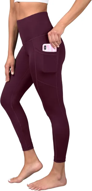 90 Degree By Reflex Squat Proof Elastic Free Super High Waisted Tummy Control Ankle Leggings with Pockets