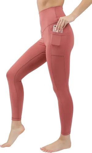 90 Degree By Reflex Squat Proof Elastic Free Super High Waisted Tummy Control Ankle Leggings with Pockets