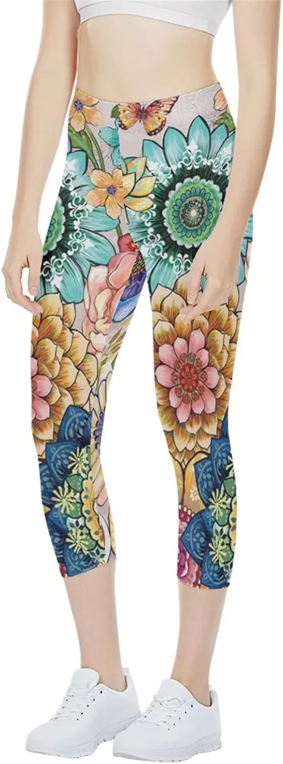 AFPANQZ Yoga Leggings for Womens Girls High Waist Workout Pants Butt Lifting Soft Seamless Legging Buttery Soft XS-3X