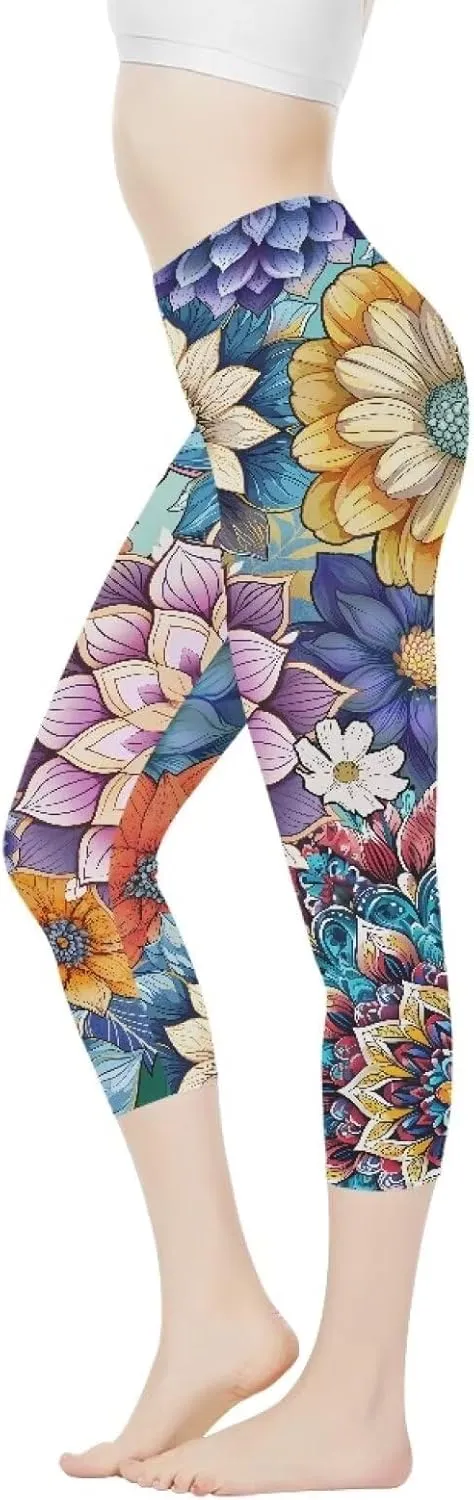 AFPANQZ Yoga Leggings for Womens Girls High Waist Workout Pants Butt Lifting Soft Seamless Legging Buttery Soft XS-3X