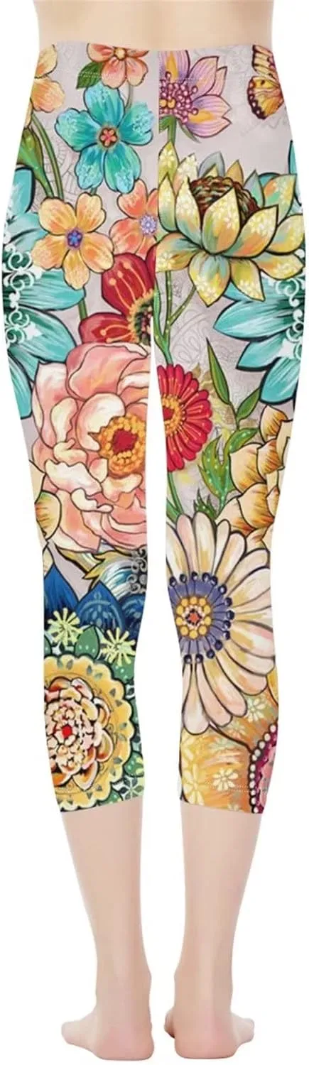 AFPANQZ Yoga Leggings for Womens Girls High Waist Workout Pants Butt Lifting Soft Seamless Legging Buttery Soft XS-3X