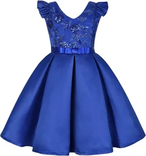 AIMJCHLD 2-10 Years Girls Pageant Party Dresses for Easter Christmas Day Wedding Dress