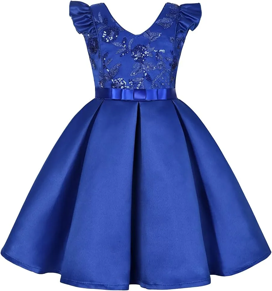 AIMJCHLD 2-10 Years Girls Pageant Party Dresses for Easter Christmas Day Wedding Dress