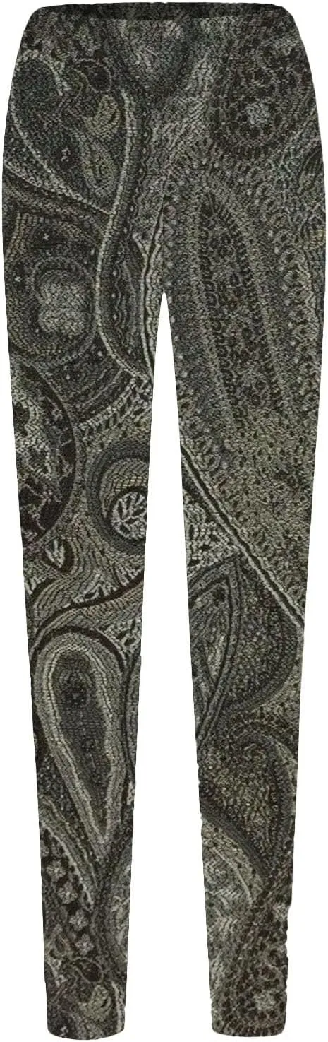 Animal Print Capri Leggings for Women Pattern Dress Pants for Women Tummy Control Gym Leggings