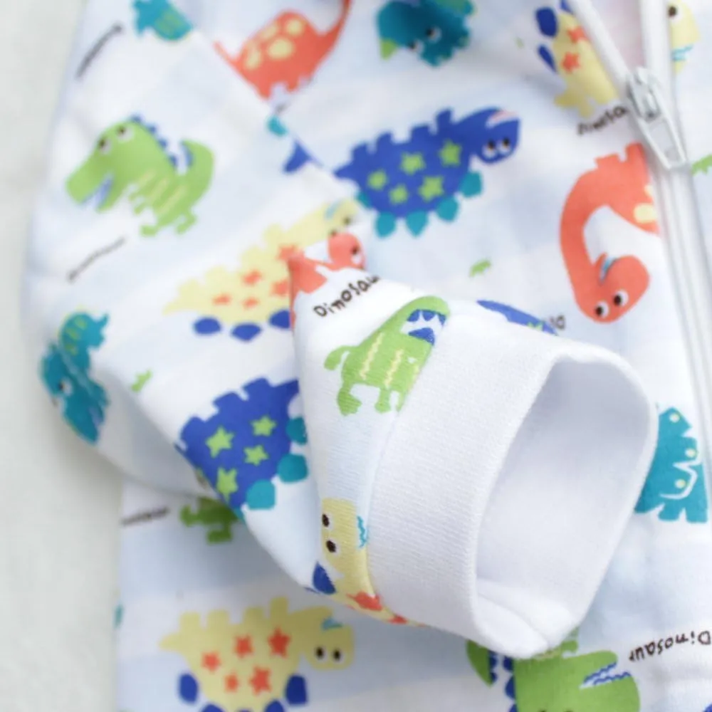 Baby Boys Footie Overall - Zip Front 100% Cotton Baby Rompers Playwear