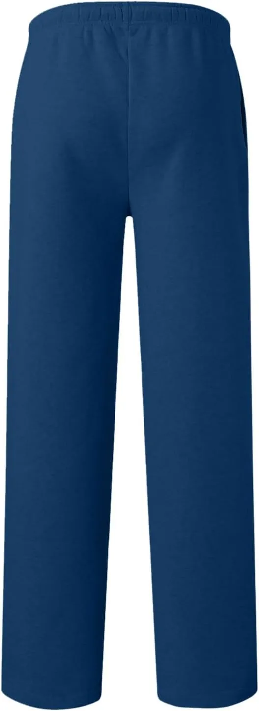 Baggy Casual Sweatpants for Women Wide Straight Leg Drawstring High Waist Pants Workout Jogger Trousers with Pockets