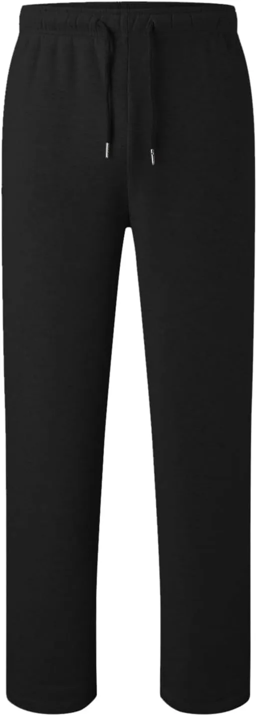 Baggy Casual Sweatpants for Women Wide Straight Leg Drawstring High Waist Pants Workout Jogger Trousers with Pockets