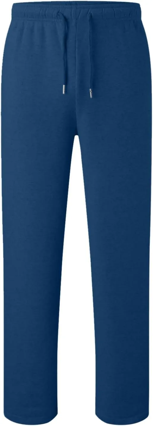 Baggy Casual Sweatpants for Women Wide Straight Leg Drawstring High Waist Pants Workout Jogger Trousers with Pockets