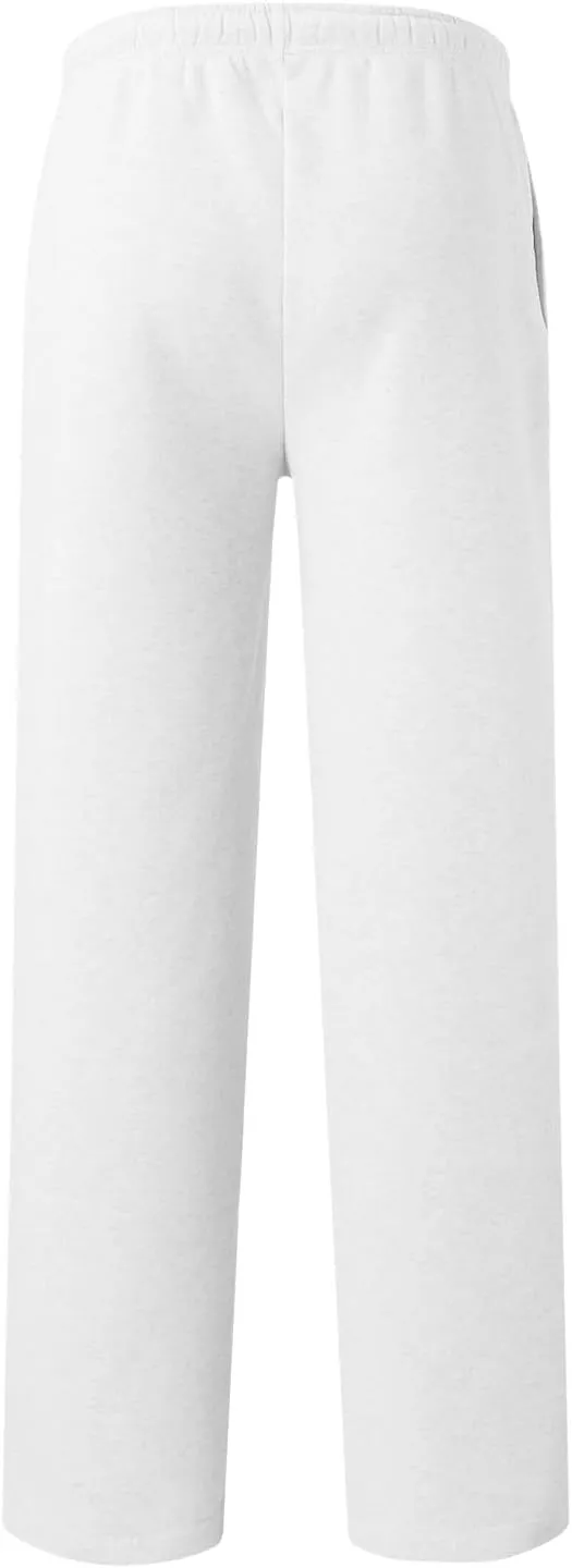 Baggy Casual Sweatpants for Women Wide Straight Leg Drawstring High Waist Pants Workout Jogger Trousers with Pockets