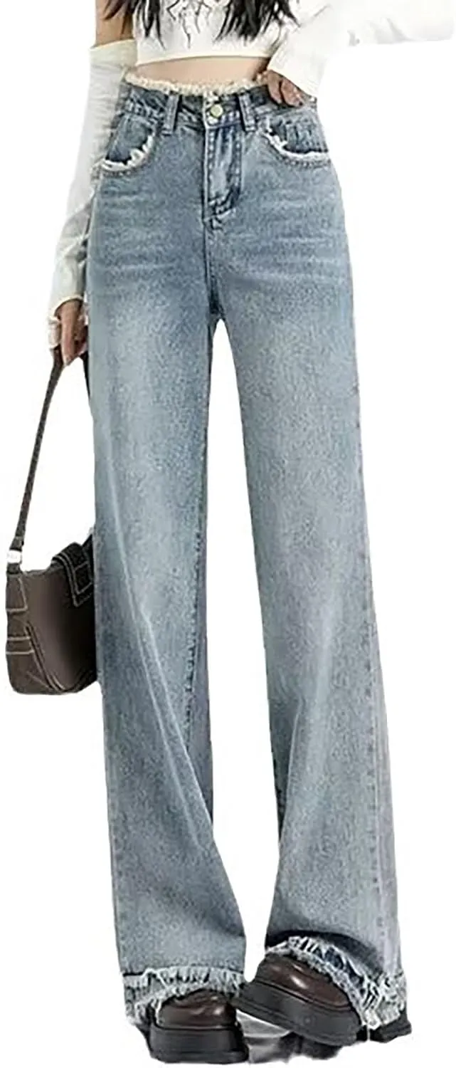 Baggy Jeans Vintage Cowboy Harajuku Wide Leg Trashy Grunge Y2k Hip Hop Loose Fit Streetwear Cargo Pants Sweatpants