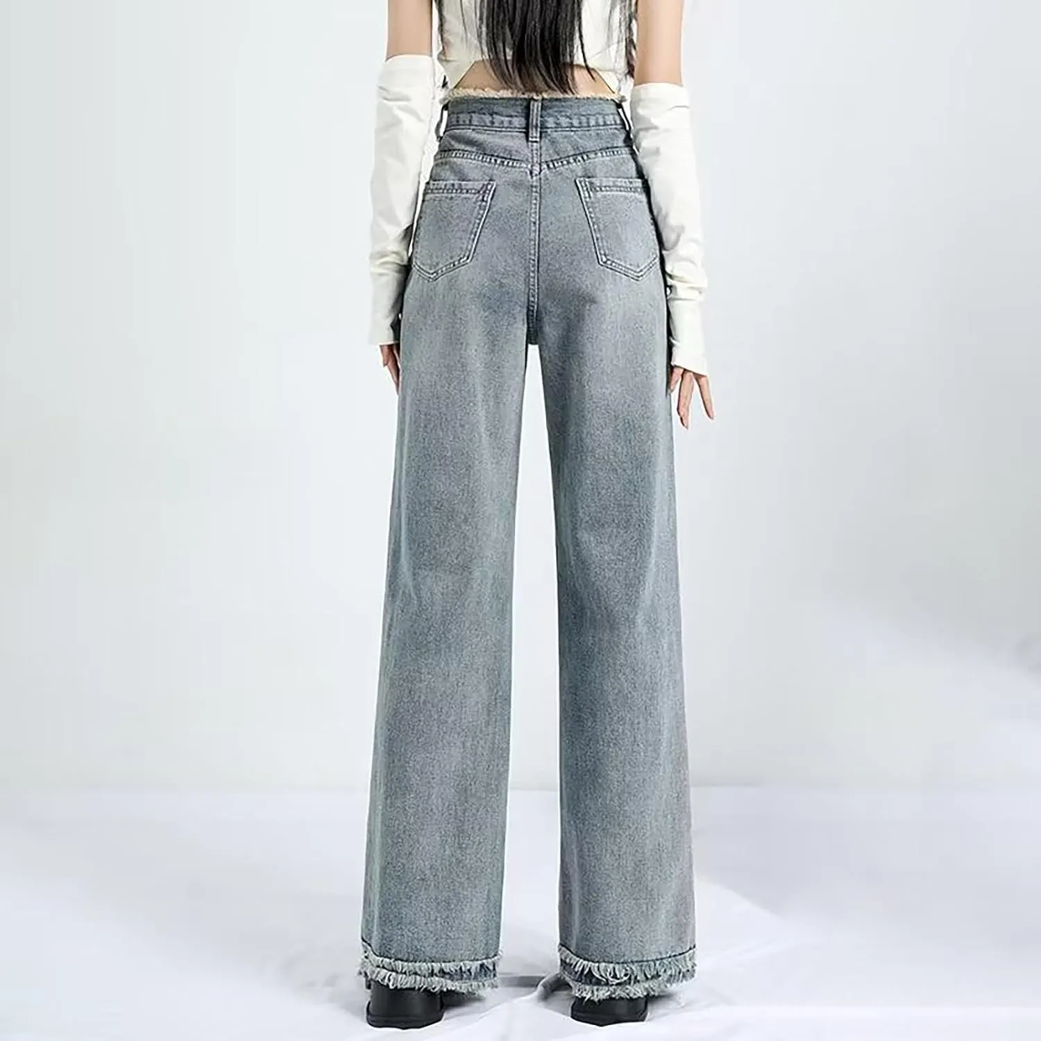 Baggy Jeans Vintage Cowboy Harajuku Wide Leg Trashy Grunge Y2k Hip Hop Loose Fit Streetwear Cargo Pants Sweatpants