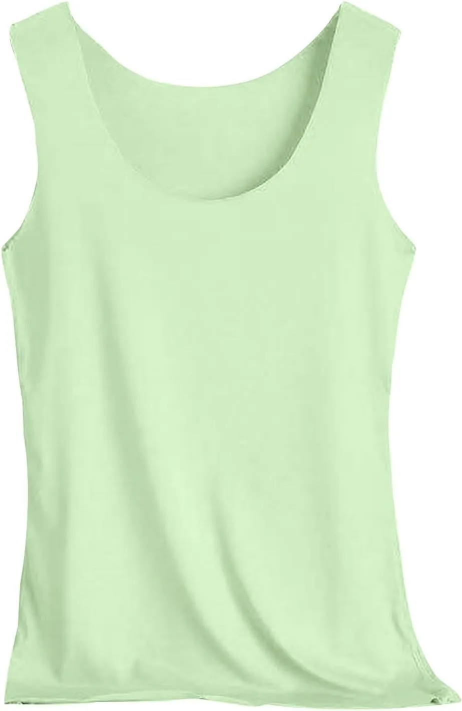 Basic Tank Tops for Women Sleeveless Undershirts 2025 Slim Fitted Crewneck Stretchy Casual Layering Tee Shirt