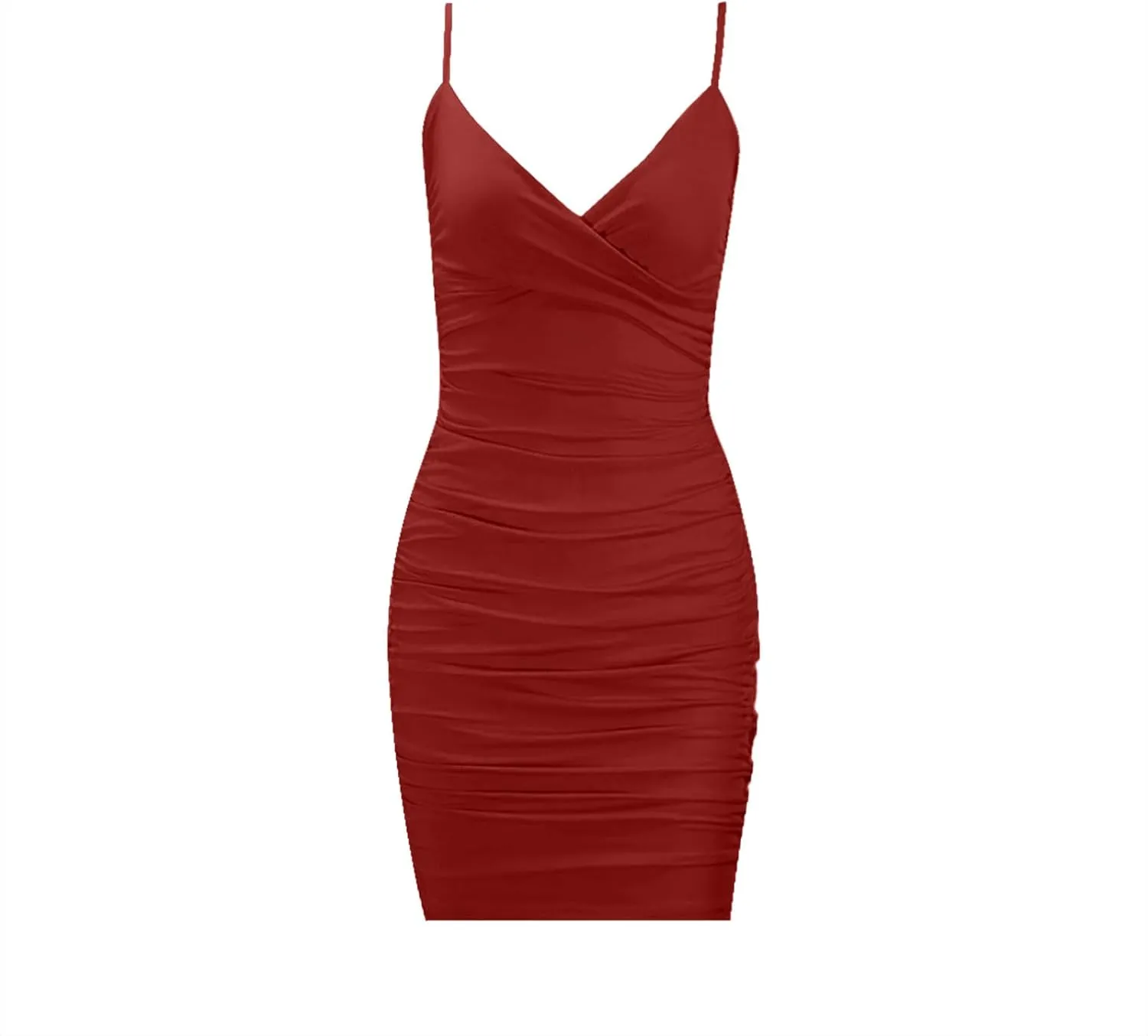 Black Slip Dress for Women Sexy Spaghetti Strap Camisole Mini Bodycon Knee Length Nightwear Beach Outfits