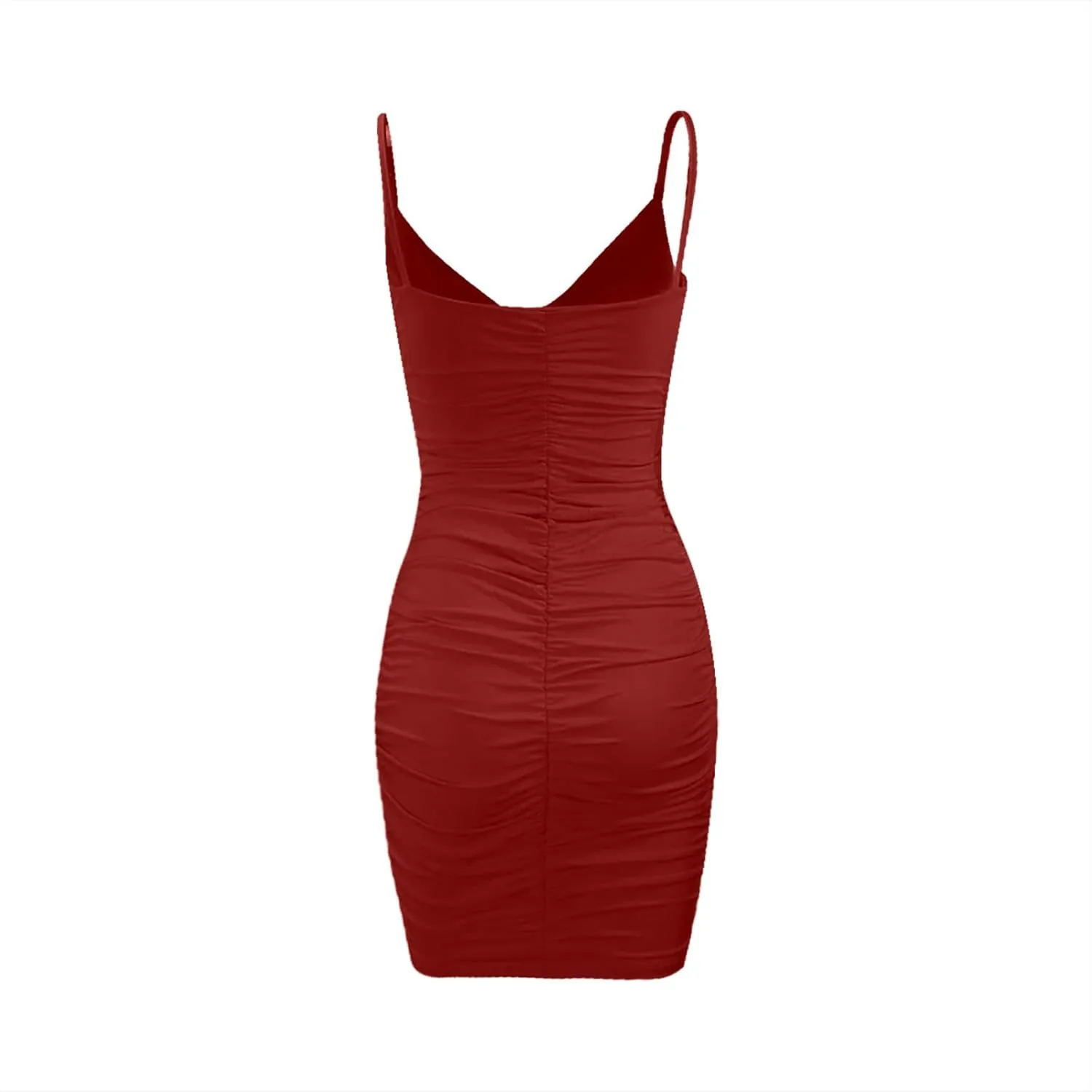 Black Slip Dress for Women Sexy Spaghetti Strap Camisole Mini Bodycon Knee Length Nightwear Beach Outfits