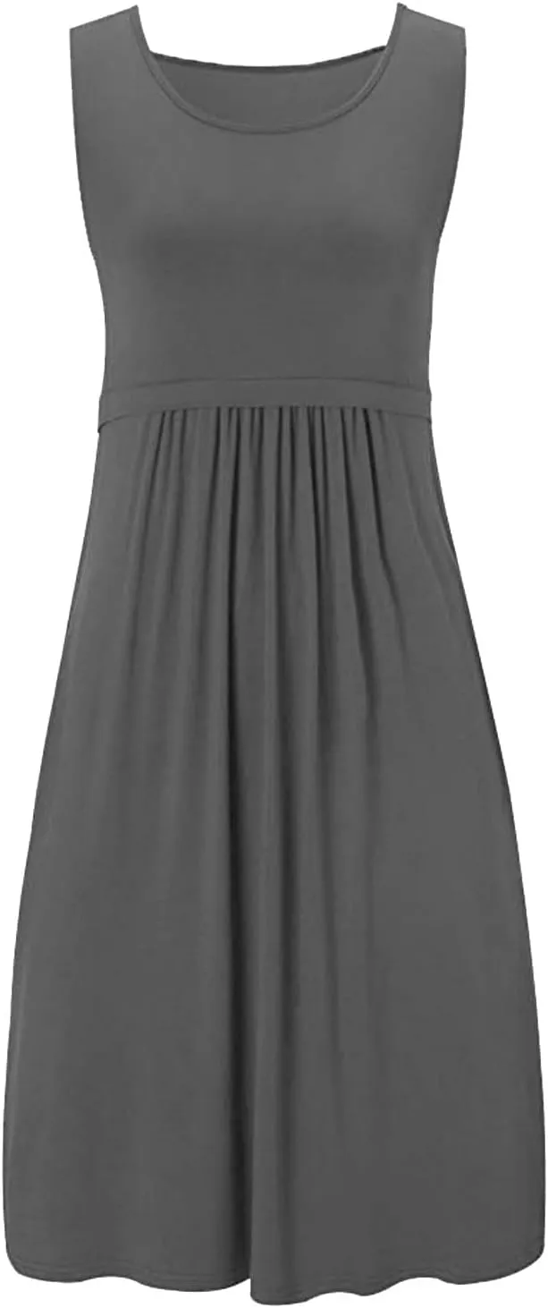 Breastfeeding Dress for Women Summer Sleeveless Maternity Nursing Dress Spaghetti Strap Floral Nursing Dress