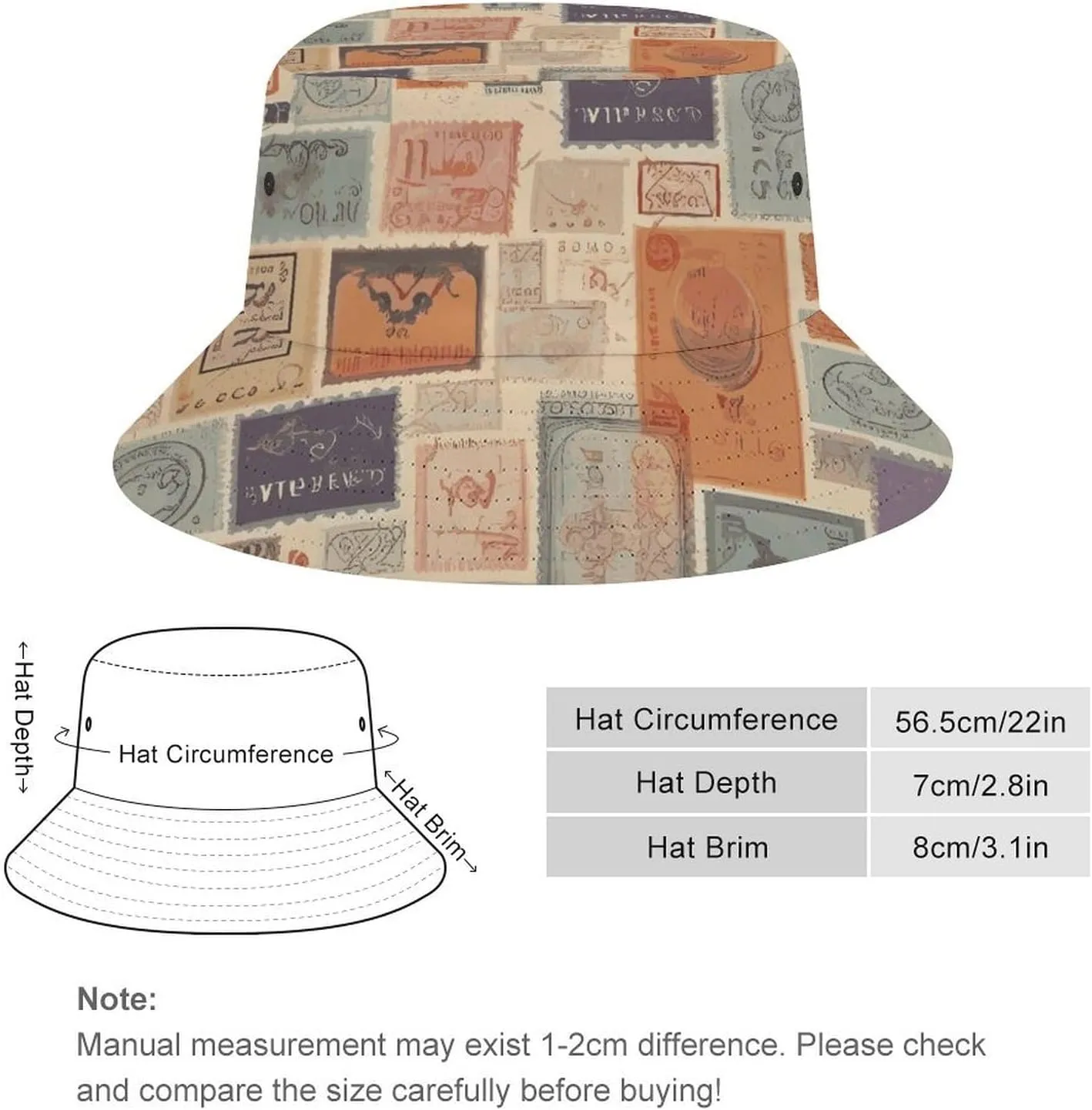 Bucket Hats for Women Men Blue Polynesian Maori Tribal Pattern Summer Fishing Bucket Hat Fashion Outdoor Casual Hat