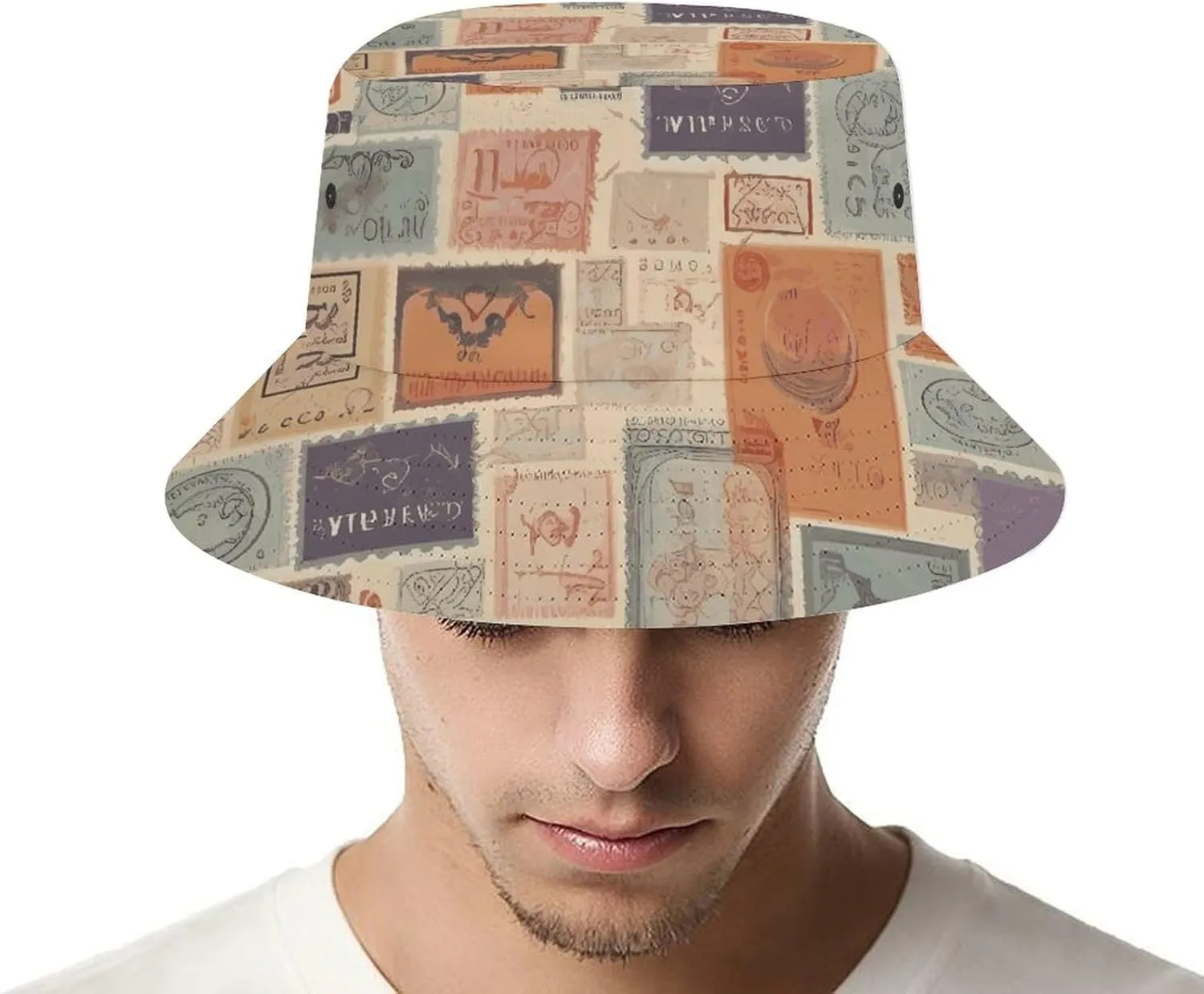 Bucket Hats for Women Men Blue Polynesian Maori Tribal Pattern Summer Fishing Bucket Hat Fashion Outdoor Casual Hat