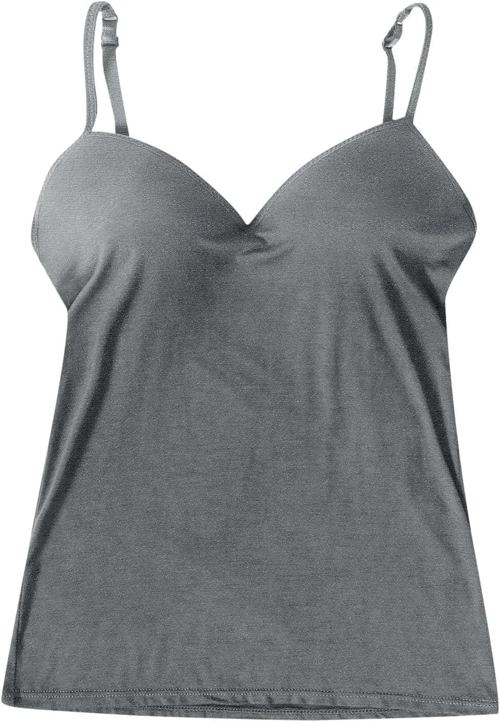 Camisole Tops for Women Summer Spaghetti Straps Seamless Tank Top Wtih Shelf Bra Workout Yoga Shirts