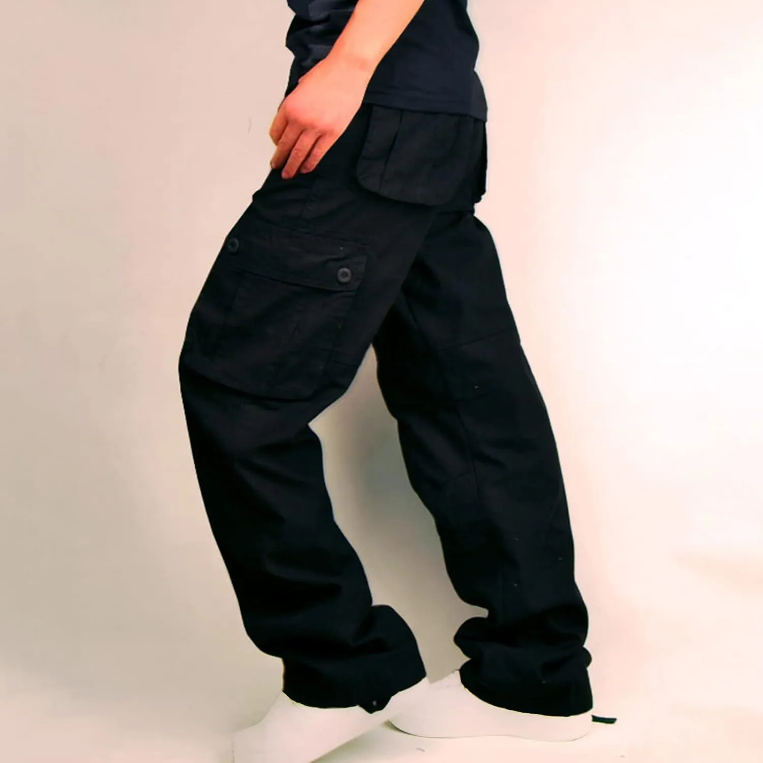 Cargo Pants for Men Casual Lightweight Work Pants Relaxed Fit Tactical Pant Jogger Classic Fit Multi Pockets Pants