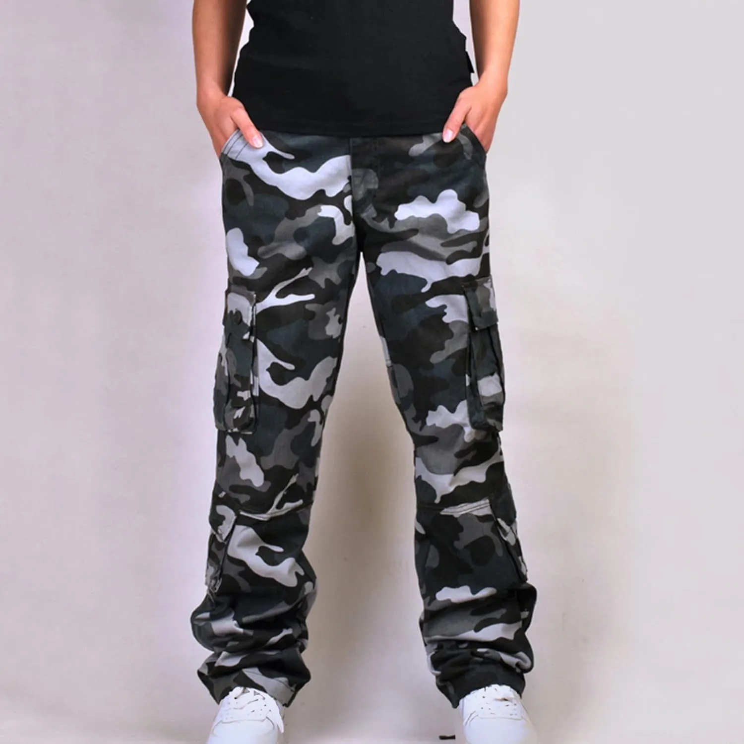 Cargo Pants for Men Casual Lightweight Work Pants Relaxed Fit Tactical Pant Jogger Classic Fit Multi Pockets Pants