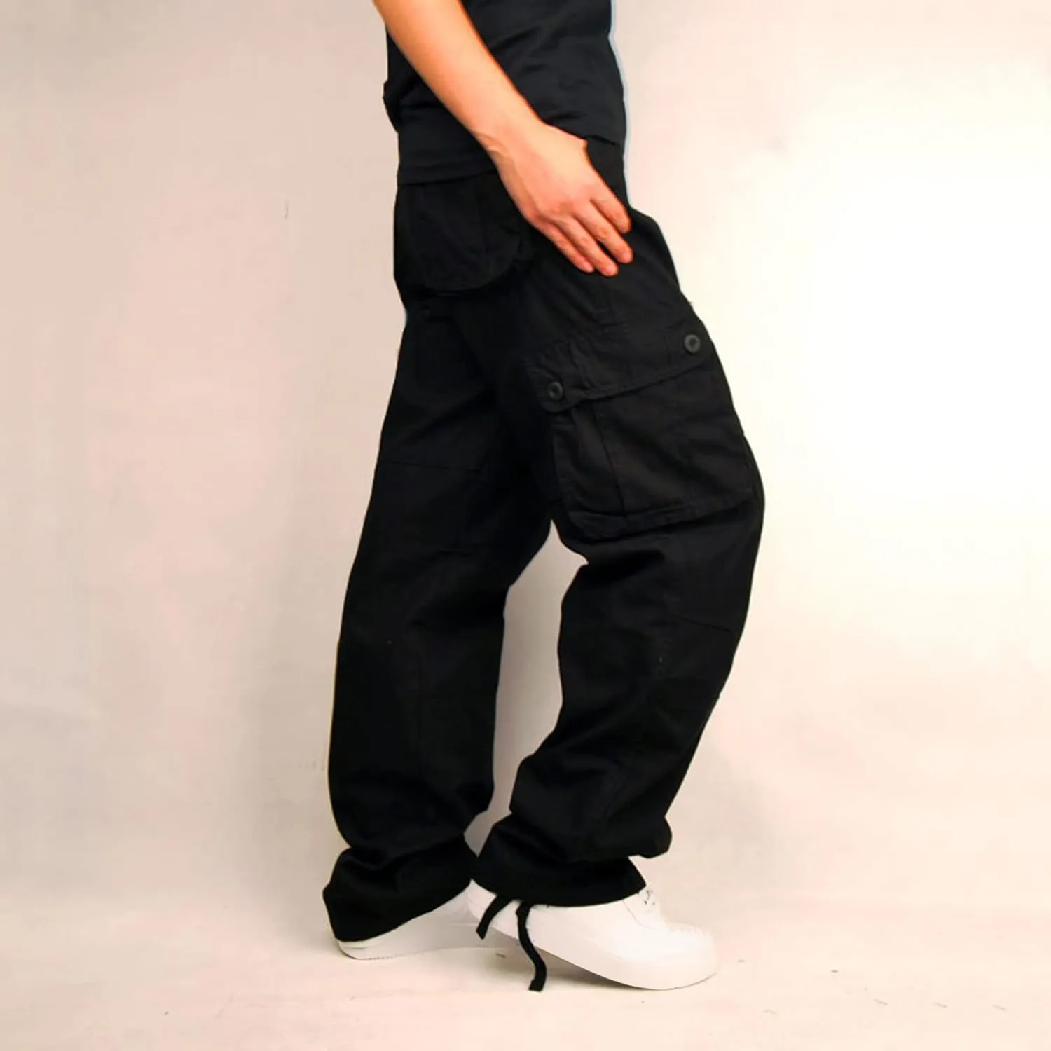 Cargo Pants for Men Casual Lightweight Work Pants Relaxed Fit Tactical Pant Jogger Classic Fit Multi Pockets Pants