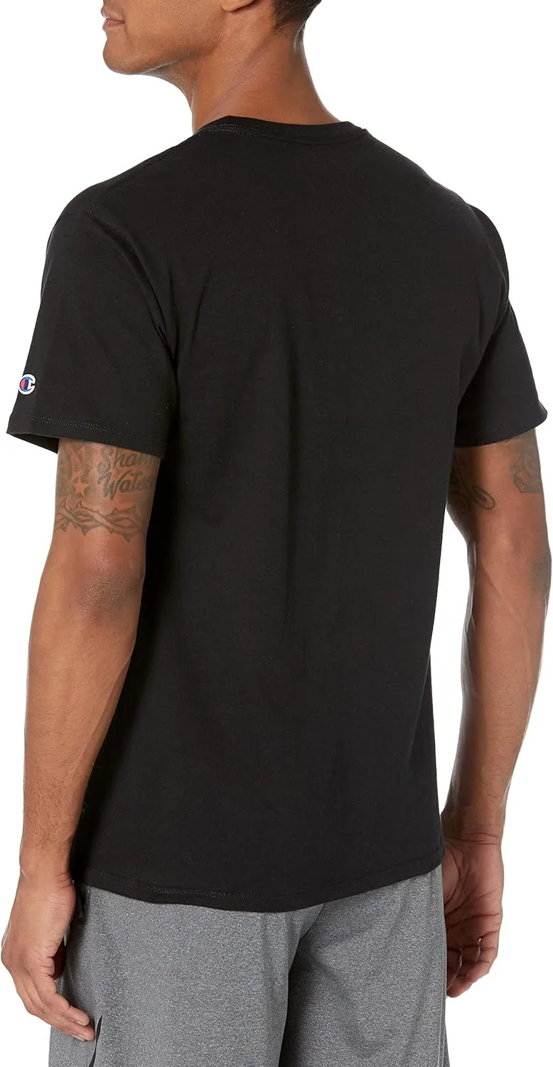 Champion Men's Classic T Shirt, Triangle Graphic