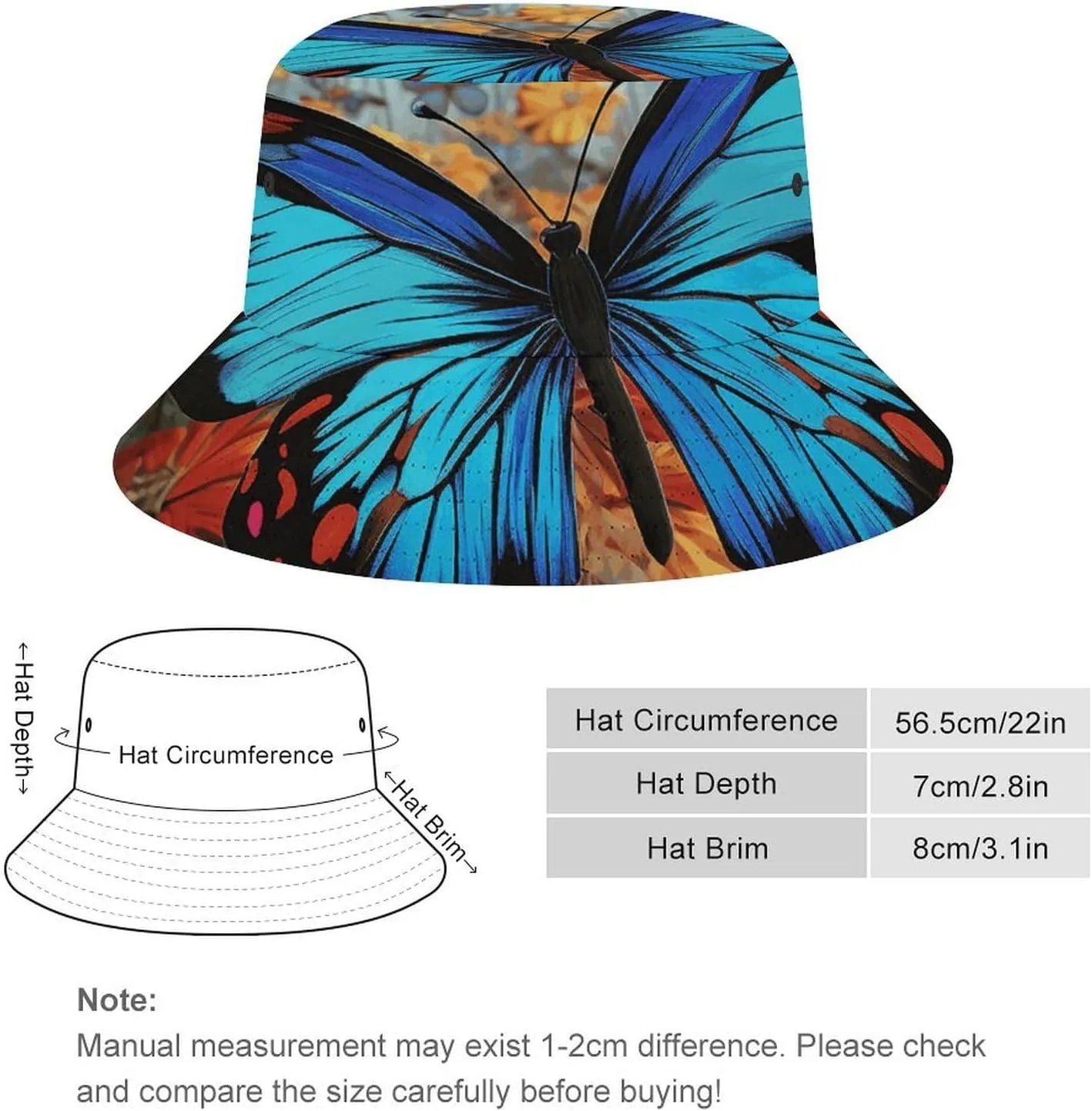 Corgi Dog Bucket Hats Sun Hats for Women Beach Hat for Men Outdoor Casual Sun Hat