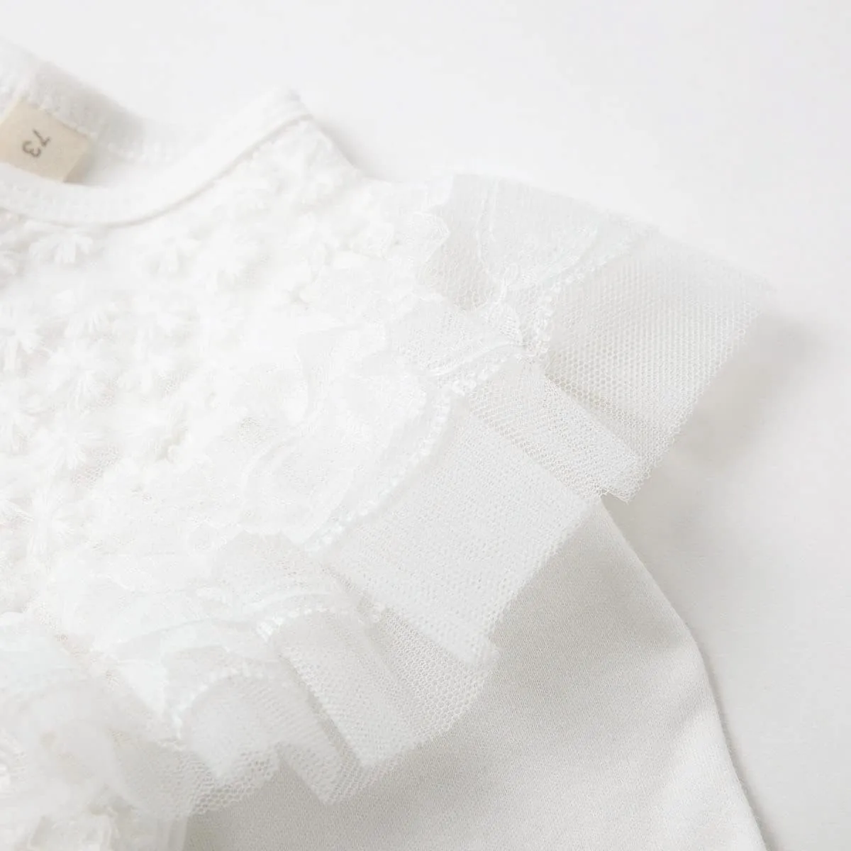 Curipeer Baby Girl Christening Dress Classic Infant Baptism Wedding Tulle Dress for Spring Summer