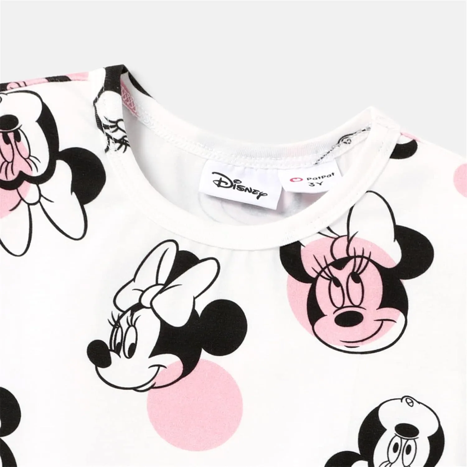Disney Mickey and Friends Dress Toddler Girls Dresses Long Sleeve Ruffle Hem Dress A-line Dress