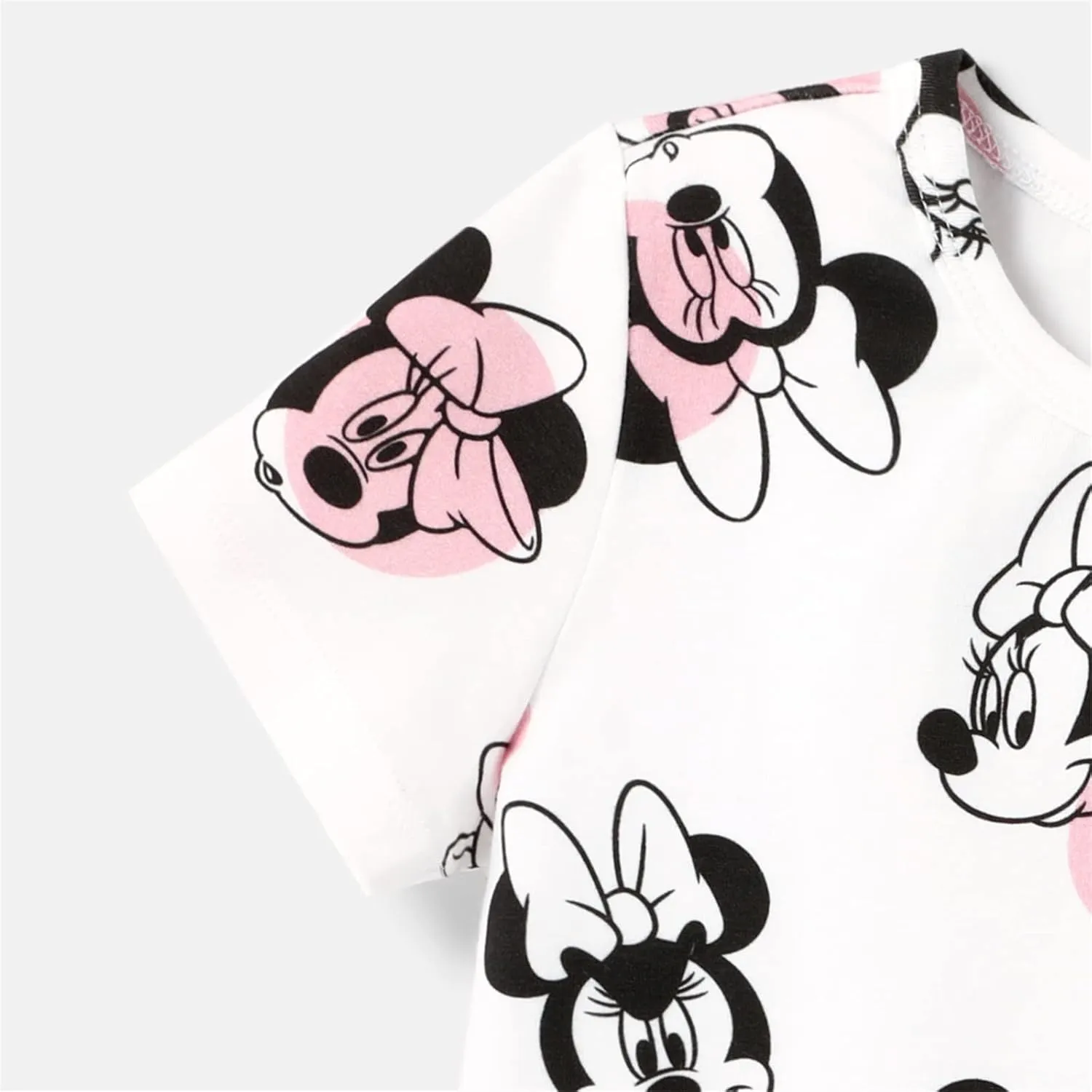 Disney Mickey and Friends Dress Toddler Girls Dresses Long Sleeve Ruffle Hem Dress A-line Dress