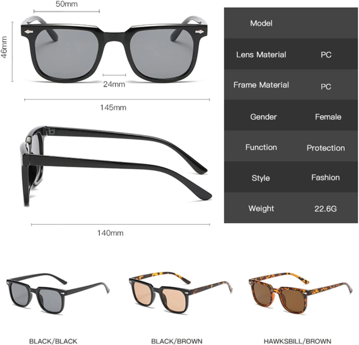 Fashion Sunglasses for Women Retro Retro Classic