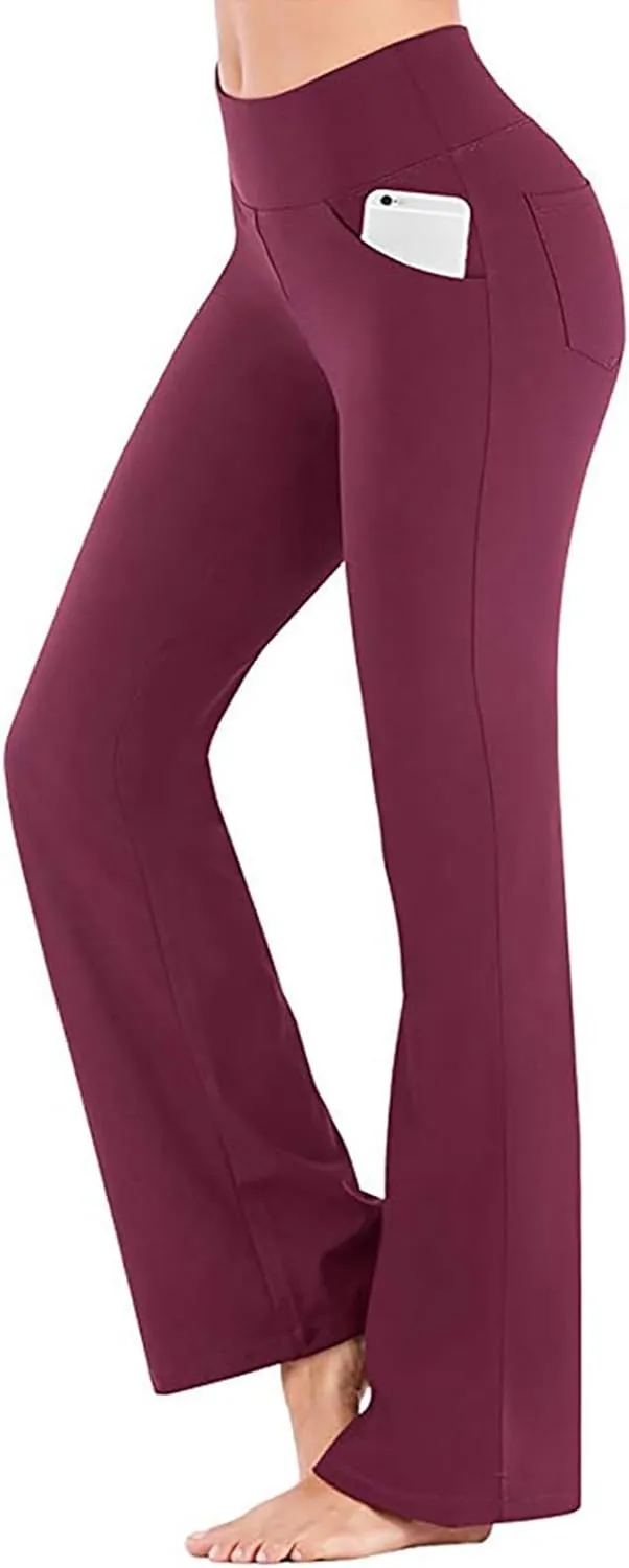 Flare Leggings Yoga Pants for Women Full Length Sports Active Pants Soft Leggings for Women Buttery Soft Leggings