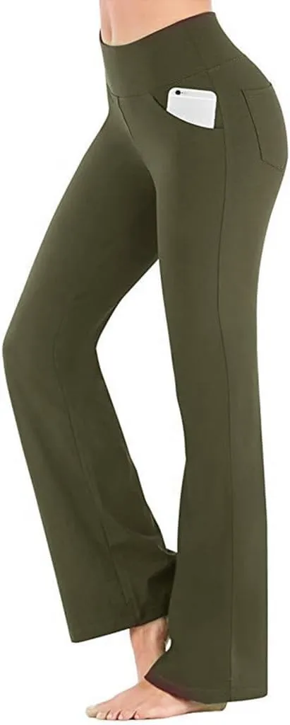 Flare Leggings Yoga Pants for Women Full Length Sports Active Pants Soft Leggings for Women Buttery Soft Leggings