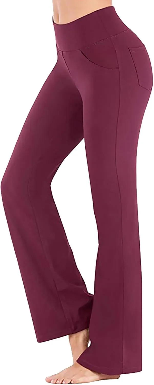 Flare Leggings Yoga Pants for Women Full Length Sports Active Pants Soft Leggings for Women Buttery Soft Leggings
