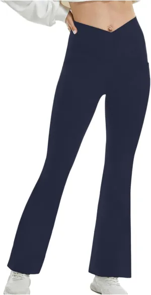 Flare Leggings Yoga Pants for Women Full Length Sports Active Pants Soft Leggings for Women Buttery Soft Leggings
