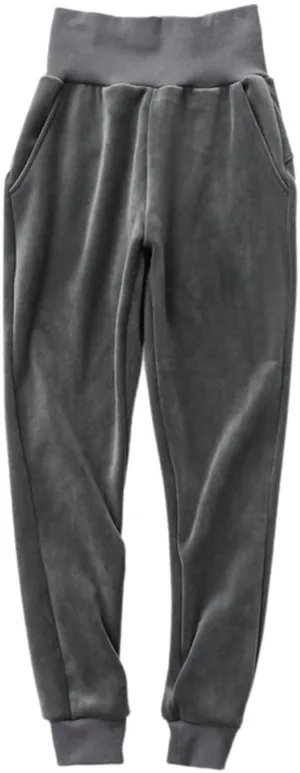 Fleece Sweatpants for Women High Waisted Lounge Pajams Pants Sherpa Lined Running Joggers Fall Winter Clothes Outfits