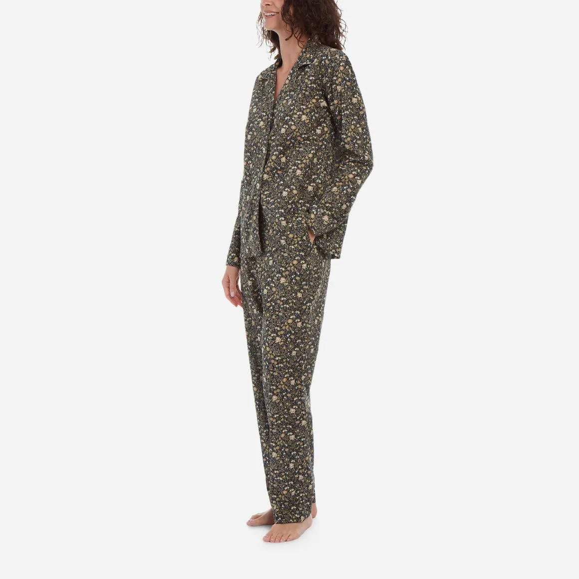 Floral Organic Cotton Classic Long PJ Set