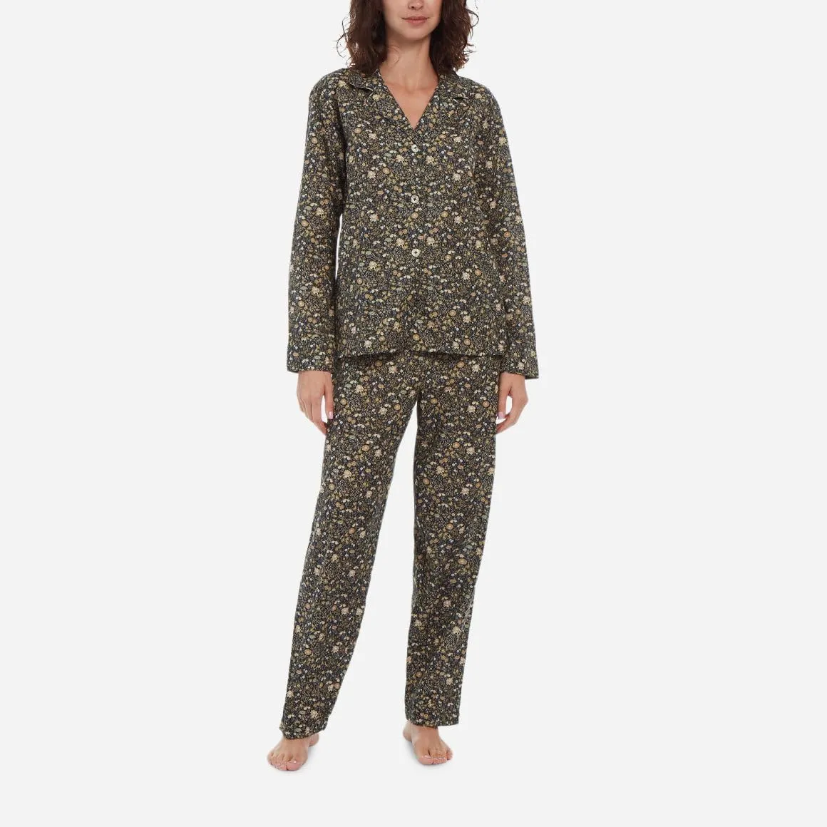 Floral Organic Cotton Classic Long PJ Set