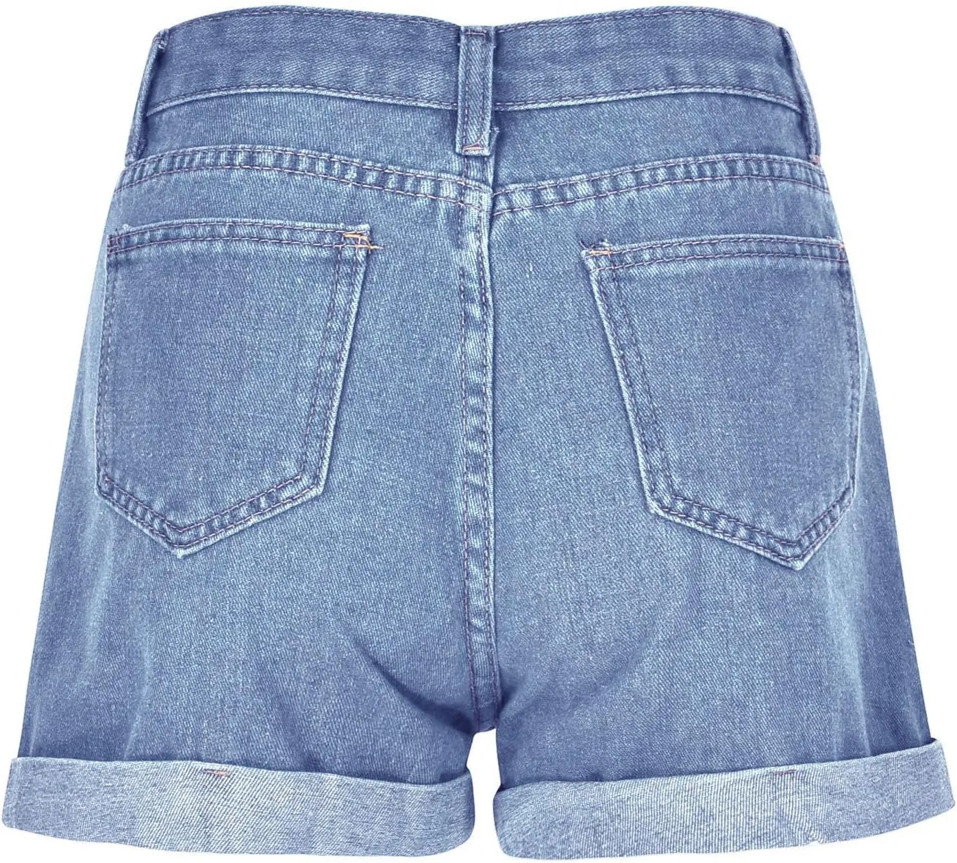 FZVYD Women Jean Shorts High Waisted 2025 Summer Trendy Flat Pockets Cutoff Stretchy Casual Wide Leg Heart Print Denim Short