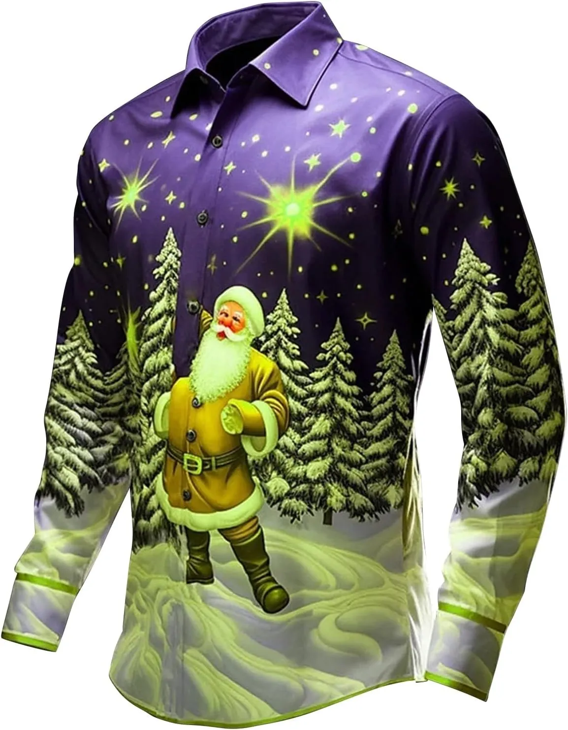 Hawaiian Shirt for Men Big and Tall Long Sleeve Big and Tall Floral Shirt Button Down Shirt Winter Fashion 2024 Tops