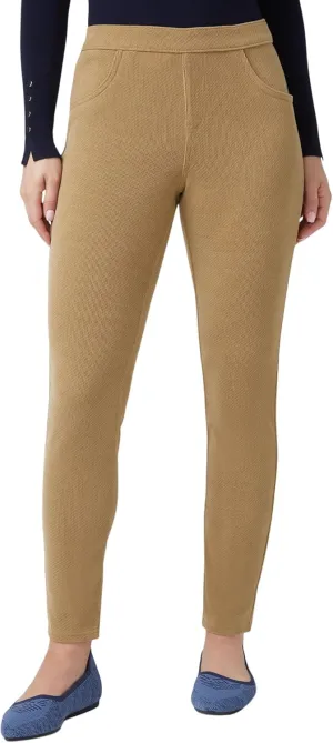 HUE Women's Soft Twill Jean Style Leggings