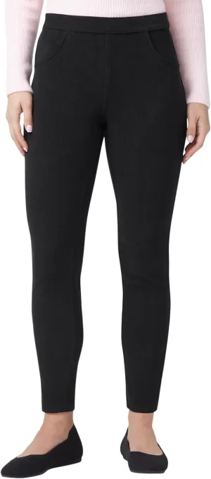 HUE Women's Soft Twill Jean Style Leggings