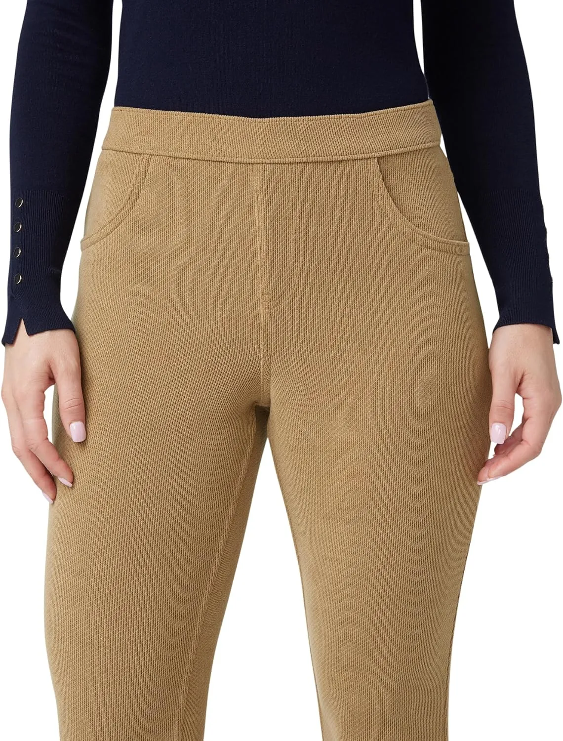HUE Women's Soft Twill Jean Style Leggings