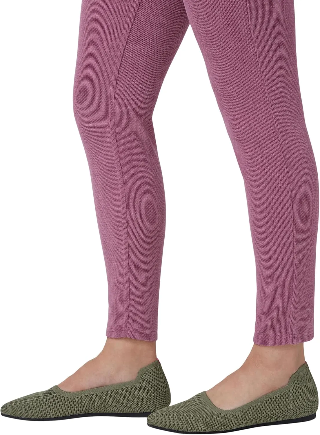 HUE Women's Soft Twill Jean Style Leggings
