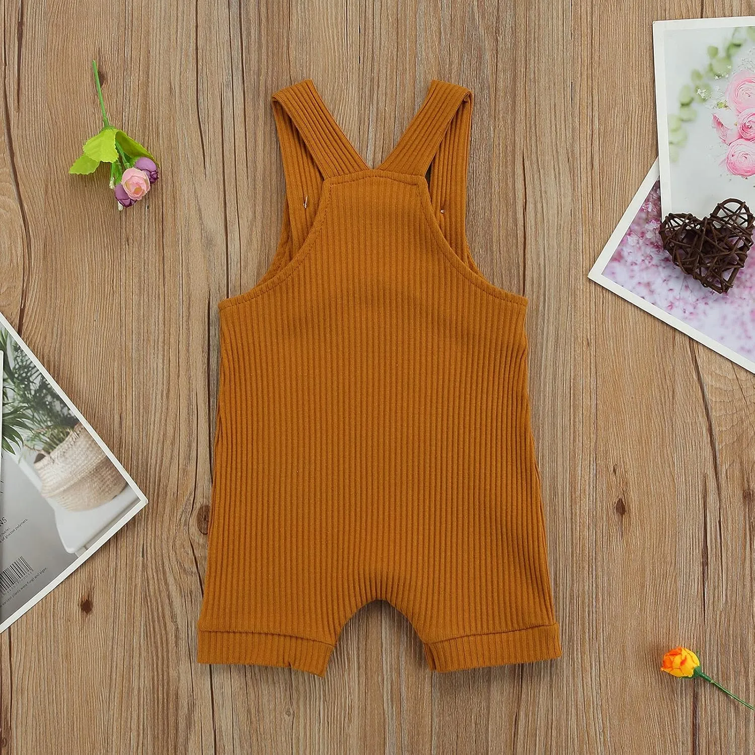 Infant Newborn Baby Girl Boy Rainbow Suspender Jumpsuit Shorts One Piece Romper Outfits Unisex Overall Clothes