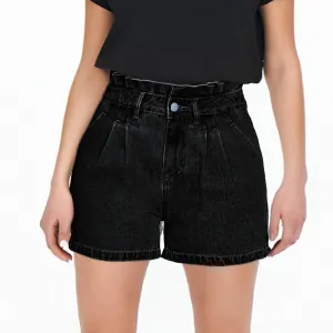 Jean Shorts Womens High Waist Straight Leg Denim Shorts Vintage Comfort Casual Fashion Pockets Short Pants Outfits