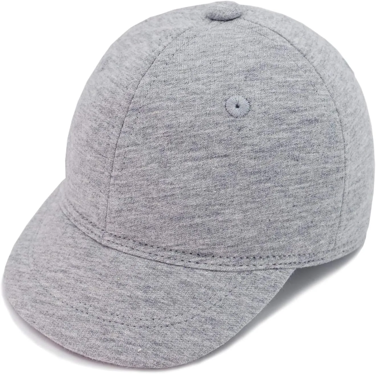 Keepersheep Baby Baseball Cap Infant Sun Hat, Cotton Knit with Soft Brim, Adjustable Soft Newborn Toddler Cap
