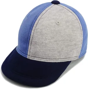 Keepersheep Baby Baseball Cap Infant Sun Hat, Cotton Knit with Soft Brim, Adjustable Soft Newborn Toddler Cap