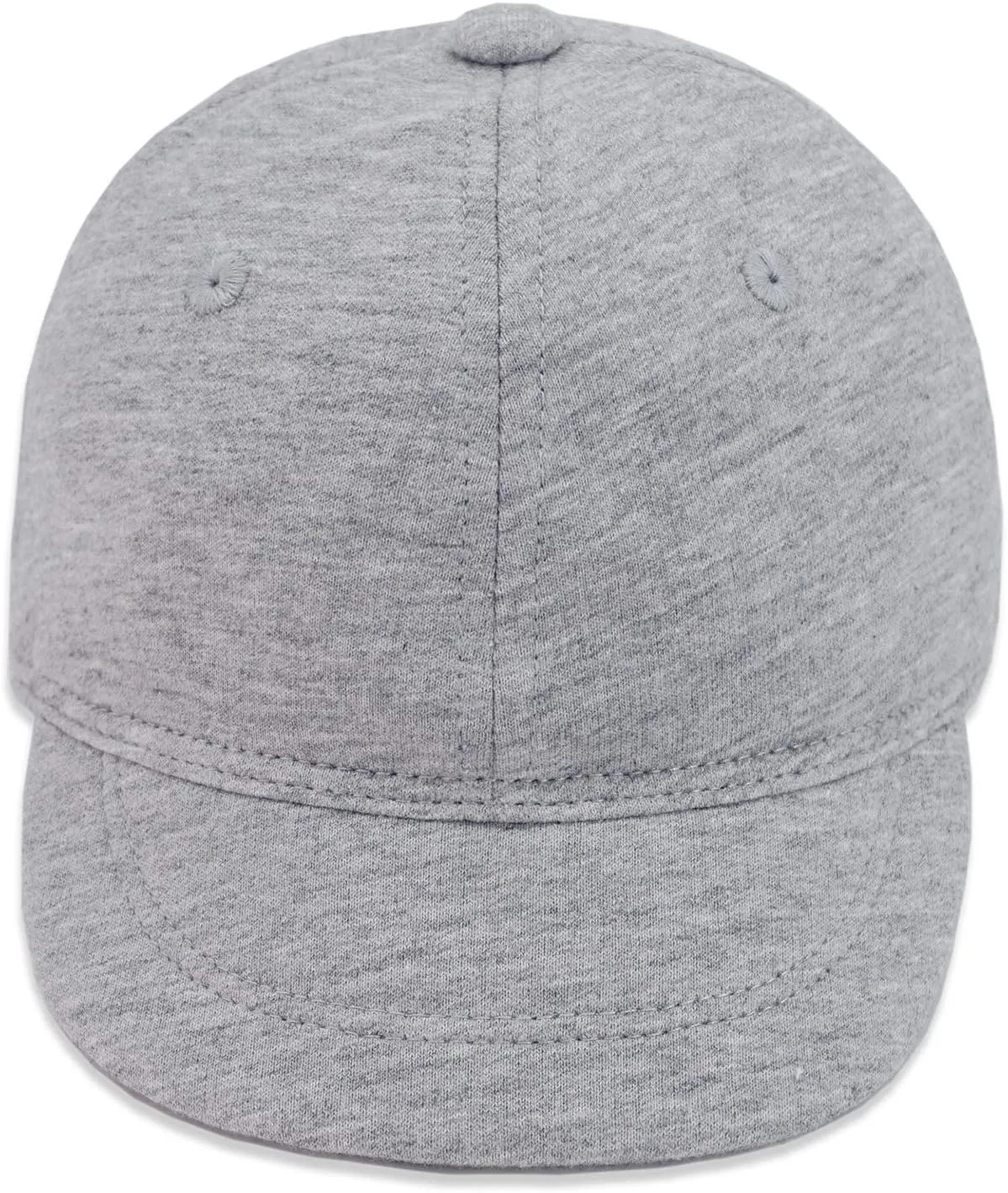 Keepersheep Baby Baseball Cap Infant Sun Hat, Cotton Knit with Soft Brim, Adjustable Soft Newborn Toddler Cap